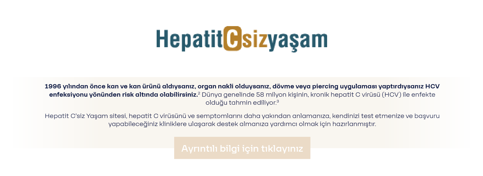 Hepatit C'siz Yaşam